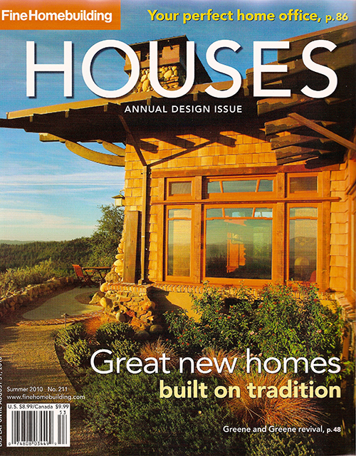 Cover of Fine Homebuilding summer 2010, carrying Archive Designs items