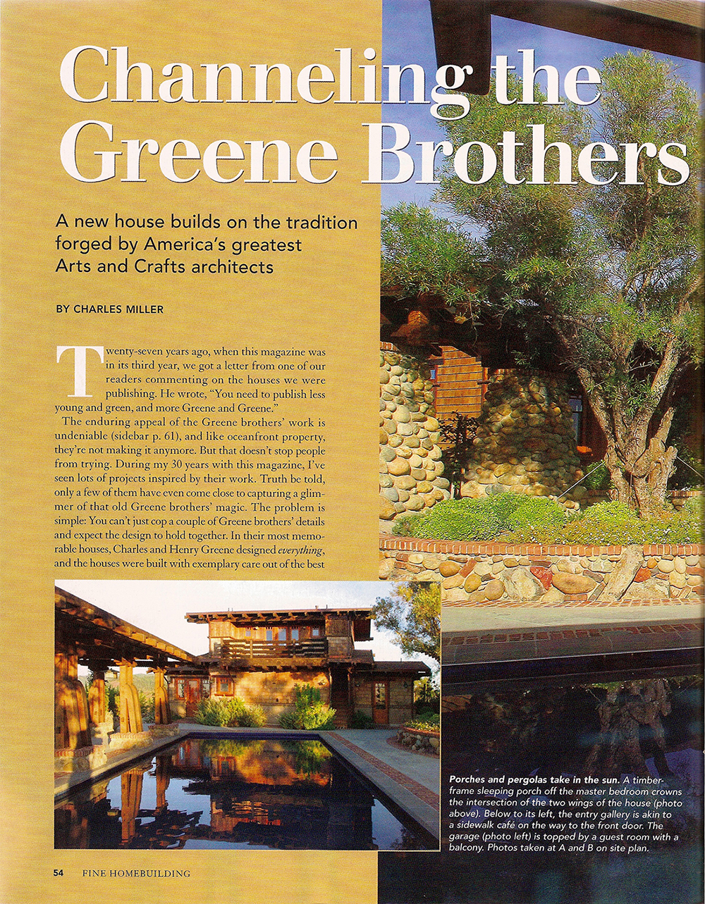 Page two of Fine Homebuilding summer 2010, carrying Archive Designs items