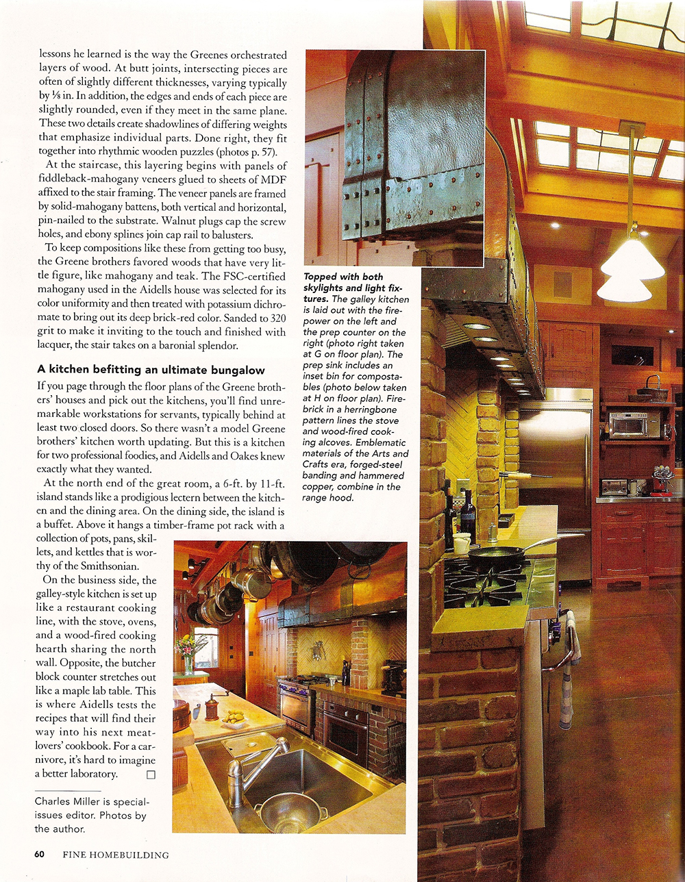 Page eight of Fine Homebuilding summer 2010, carrying Archive Designs items