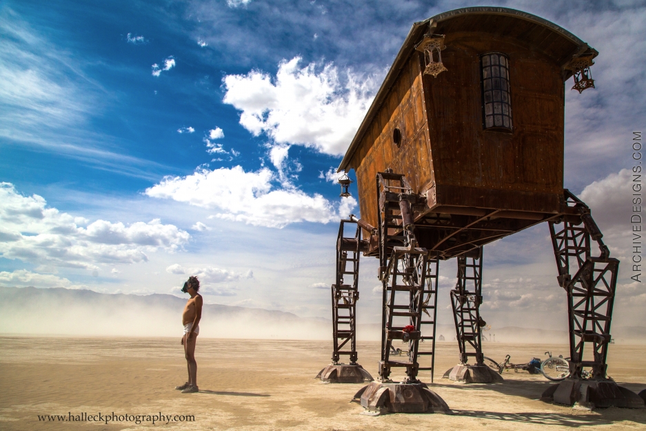 Lost Nomads of Vulcania—Burning Man 2014 Sculpture by Archive Designs