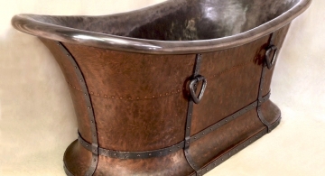 Copper & Nickel Bathtub by Archive Designs