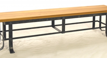 Industrial bench with Plank