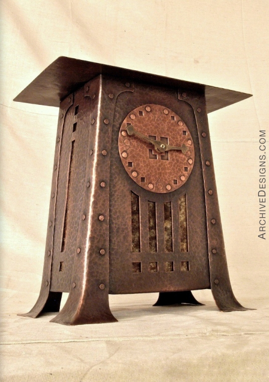 Copper Clock by Archive Designs