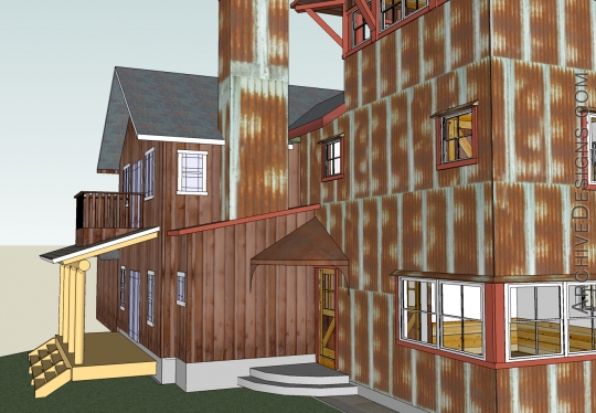 Tower Rendering back porch