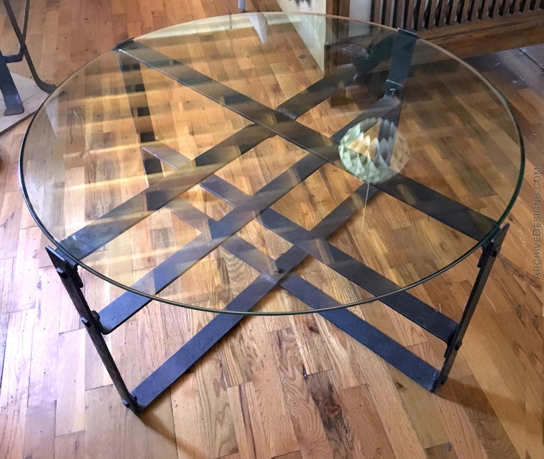 Forged Steel Coffee Table by Archive Designs