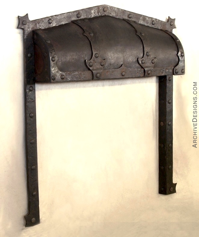 Spanish Revival Fireplace hood by Archive Designs