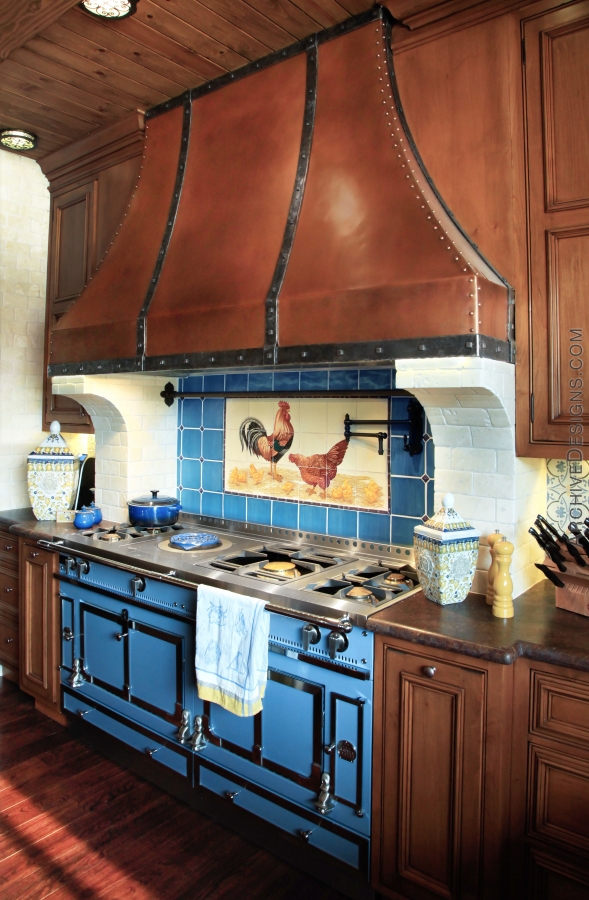 Copper Hood For A Country Kitchen by Archive Designs