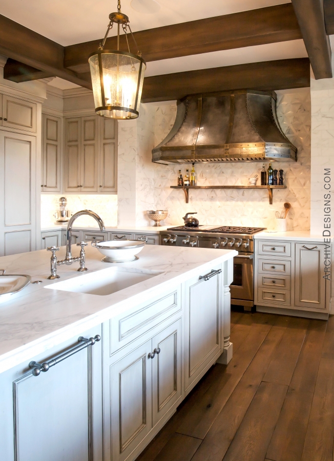 Kitchen hood for a Spanish Revival Estate