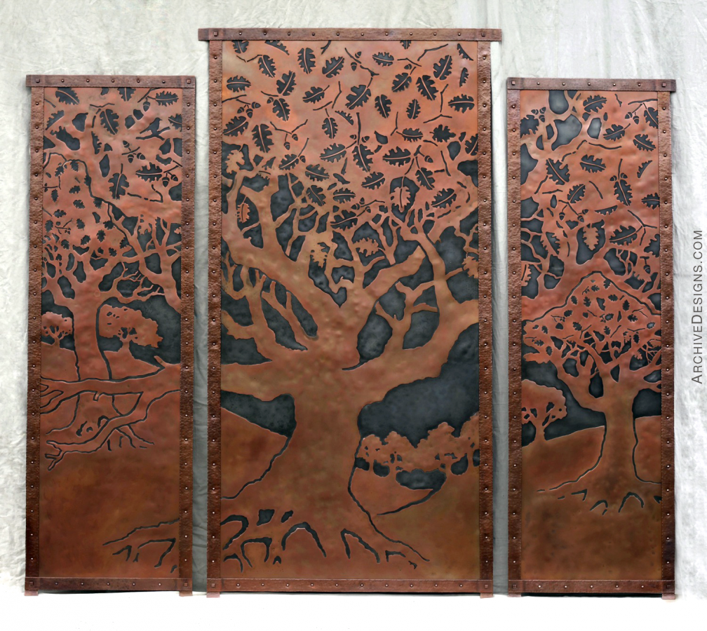 California Oaks Triptych by Archive Designs